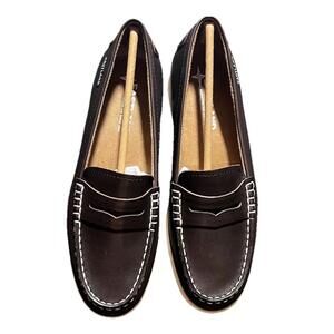 Eastland Women’s Baldwin Penny Loafer Size 6 Brown Leather New in Box